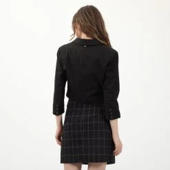 Γυναικείο Cropped σακάκι ATTRATTIVO μαύρο -DealsΠαντελόνια Store 1837869.0 0071 4 attrattivo γυναικείο cropped σακάκι attrattivo μαύρο x1000