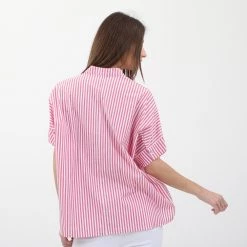 Γυναικεία τουνίκ ATTRATTIVO ριγέ ροζ λευκή -DealsΠαντελόνια Store 1839818.0 4109 3 attrattivo γυναικεία τουνίκ attrattivo ριγέ ροζ λευκή x1000