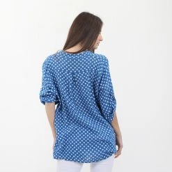 Γυναικεία τουνίκ ATTRATTIVO μπλε λευκή πουά -DealsΠαντελόνια Store 1839822.0 0013 3 attrattivo γυναικεία τουνίκ attrattivo μπλε λευκή πουά x1000