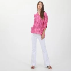 Γυναικεία τουνίκ ATTRATTIVO φούξια λευκή πουά -DealsΠαντελόνια Store 1839822.0 f100 4 attrattivo γυναικεία τουνίκ attrattivo φούξια λευκή πουά x1000