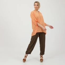 Γυναικεία τουνίκ ATTRATTIVO πορτοκαλί λευκή ριγέ -DealsΠαντελόνια Store 1839823.0 o300 4 attrattivo γυναικεία τουνίκ attrattivo πορτοκαλί λευκή ριγέ x1000