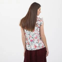 Γυναικείο αμάνικο πουκάμισο TED BAKER PLEATED RUFFLE λευκό Floral 6 Γυναικείο αμάνικο πουκάμισο TED BAKER PLEATED RUFFLE λευκό Floral -DealsΠαντελόνια Store 1840512.0 0091 3 ted baker γυναικείο αμάνικο πουκάμισο ted baker pleated ruffle λευκό floral x1000