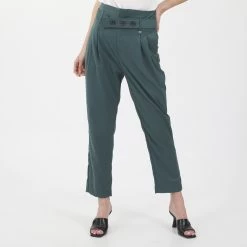 Γυναικείο παντελόνι ATTRATTIVO πράσινο