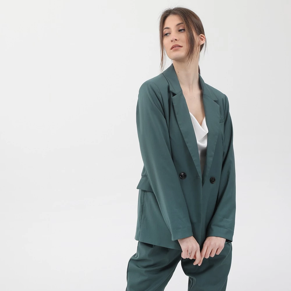 Γυναικείο σακάκι ATTRATTIVO πράσινο 2 Γυναικείο σακάκι ATTRATTIVO πράσινο - Image 2