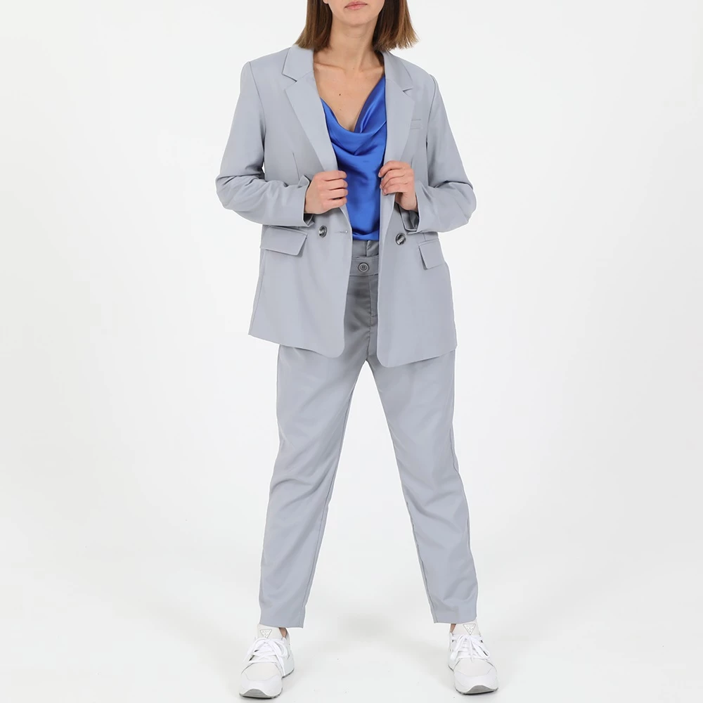 Γυναικείο σακάκι ATTRATTIVO γκρι 4 Γυναικείο σακάκι ATTRATTIVO γκρι - Image 4