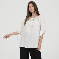 Γυναικεία τουνίκ ATTRATTIVO λευκή