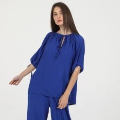 Γυναικεία τουνίκ ATTRATTIVO μπλε