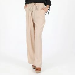 Γυναικεία παντελόνα ATTRATTIVO μπεζ
