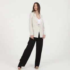 Γυναικείο σακάκι ATTRATTIVO μπεζ λευκό -DealsΠαντελόνια Store 1841416.0 00m6 4 attrattivo γυναικείο σακάκι attrattivo μπεζ λευκό x1000