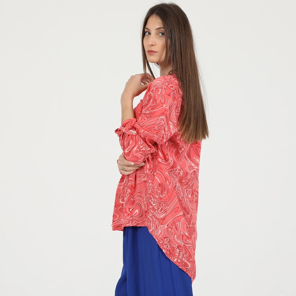 Γυναικεία τουνίκ ATTRATTIVO εκρού κοραλί 2 Γυναικεία τουνίκ ATTRATTIVO εκρού κοραλί - Image 2