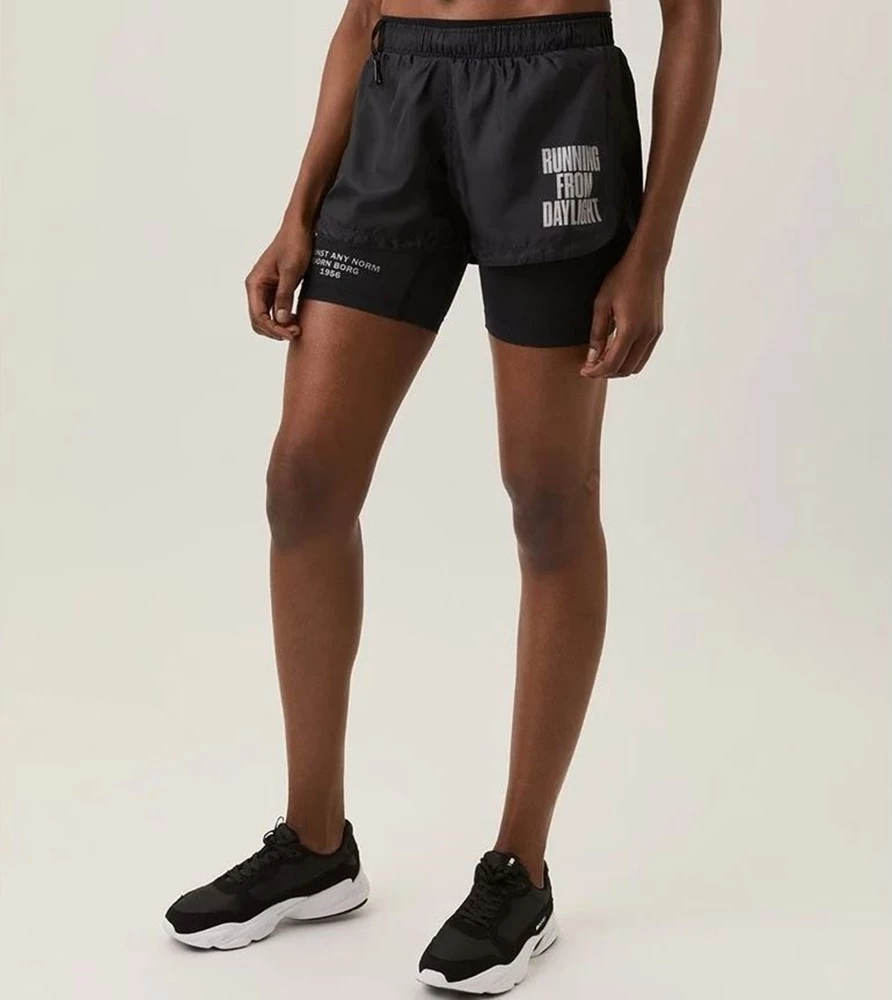 Γυναικείο αθλητικό σορτς BJORN BORG μαύρο 1 Γυναικείο αθλητικό σορτς BJORN BORG μαύρο