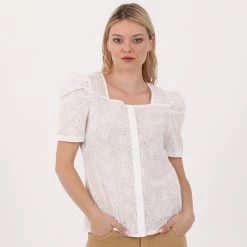 Γυναικείο πουκάμισο ATTRATTIVO λευκό