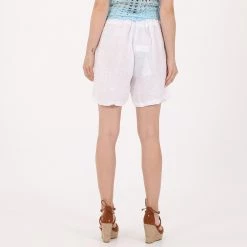 Γυναικείο λινό σορτς ATTRATTIVO λευκό 6 Γυναικείο λινό σορτς ATTRATTIVO λευκό -DealsΠαντελόνια Store 1846531.0 0091 3 attrattivo γυναικείο λινό σορτς attrattivo λευκό x1000