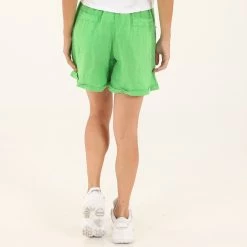 Γυναικείο λινό σορτς ATTRATTIVO λαχανί -DealsΠαντελόνια Store 1846545.0 0061 3 attrattivo γυναικείο λινό σορτς attrattivo λαχανί x1000