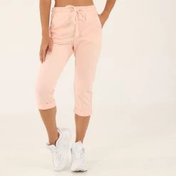 Γυναικείο κάπρι παντελόνι φόρμας BODYTALK 1211-902109 ροζ