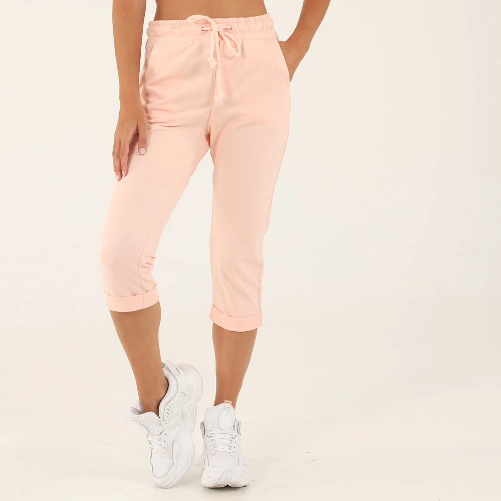 Γυναικείο κάπρι παντελόνι φόρμας BODYTALK 1211-902109 ροζ 1 Γυναικείο κάπρι παντελόνι φόρμας BODYTALK 1211-902109 ροζ