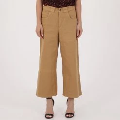 Γυναικεία παντελόνα Cropped STAFF JEANS RAMONNA μπεζ