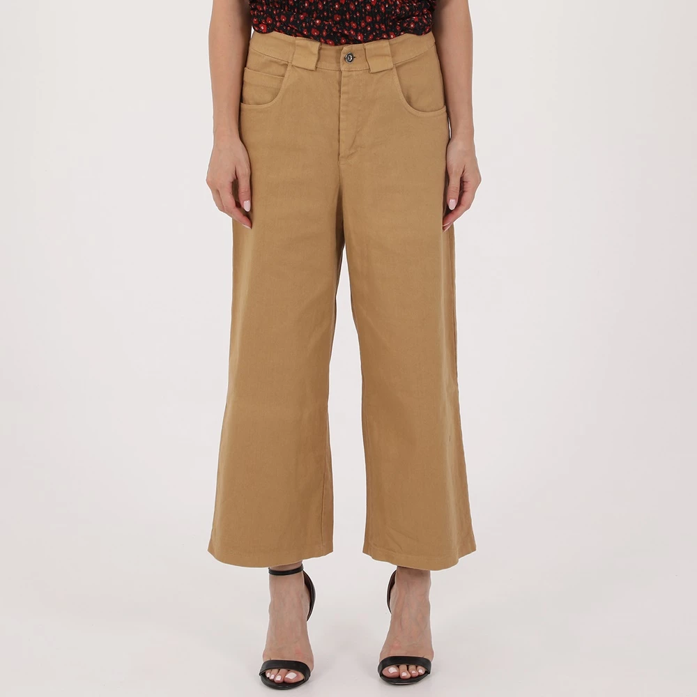 Γυναικεία παντελόνα Cropped STAFF JEANS RAMONNA μπεζ 1 Γυναικεία παντελόνα Cropped STAFF JEANS RAMONNA μπεζ