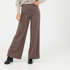 Γυναικεία παντελόνα ATTRATTIVO καφέ