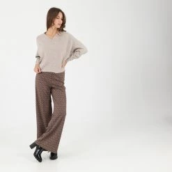 Γυναικεία παντελόνα ATTRATTIVO καφέ -DealsΠαντελόνια Store 1851343.0 0101 4 attrattivo γυναικεία παντελόνα attrattivo καφέ x1000