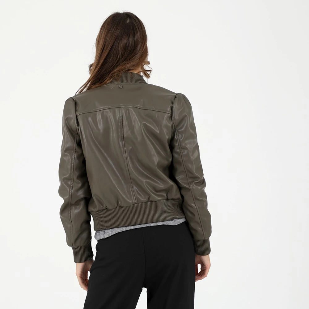 Γυναικείο μπουφάν ATTRATTIVO χακί 3 Γυναικείο μπουφάν ATTRATTIVO χακί - Image 3