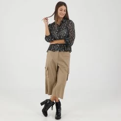 Γυναικείο πουκάμισο ATTRATTIVO 92296372 μαύρο Floral -DealsΠαντελόνια Store 1851370.0 0101 4 attrattivo γυναικείο πουκάμισο attrattivo 92296372 μαύρο floral x1000