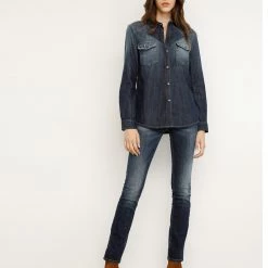 Γυναικείο Jean πουκάμισο EDWARD JEANS BLAISE-WST DENIM μπλε -DealsΠαντελόνια Store 1852644.0 0201 4 edward jeans γυναικείο jean πουκάμισο edward jeans blaise wst denim μπλε x1000