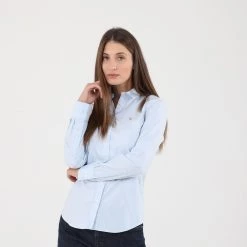 Γυναικείο πουκάμισο GANT G432681 γαλάζιο