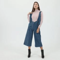 Γυναικεία Cropped σαλοπέτα STAFF JEANS ALINA μπλε