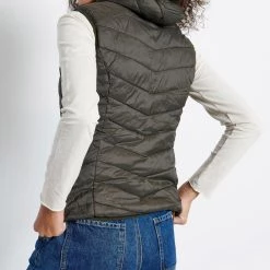 Γυναικείο αμάνικο μπουφάν FUNKY BUDDHA λαδί -DealsΠαντελόνια Store 7004629.0 0004 4 funky buddha γυναικείο αμάνικο μπουφάν funky buddha λαδί x1000