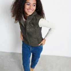 Γυναικείο αμάνικο μπουφάν FUNKY BUDDHA λαδί -DealsΠαντελόνια Store 7004629.0 0004 5 funky buddha γυναικείο αμάνικο μπουφάν funky buddha λαδί x1000