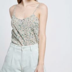 Γυναικείο ψηλόμεσο Jean σορτς FUNKY BUDDHA πράσινο