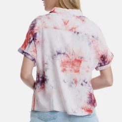 Γυνακείο κοντομάνικο πουκάμισο FUNKY BUDDHA Tie Dye εκρού -DealsΠαντελόνια Store 7004712.0 0001 3 funky buddha γυνακείο κοντομάνικο πουκάμισο funky buddha tie dye εκρού x1000