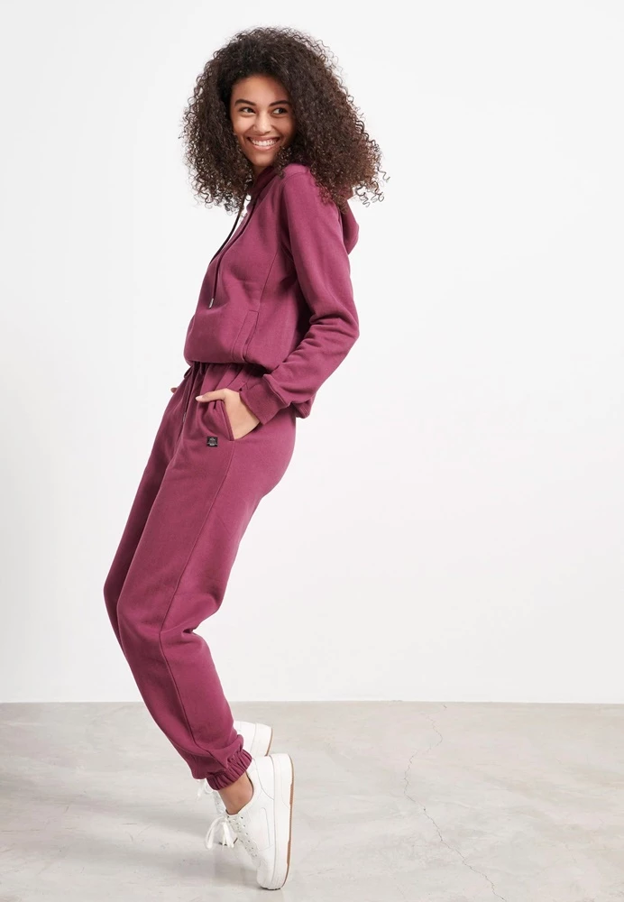 Γυναικείο παντελόνι φόρμας FUNKY BUDDHA μοβ 2 Γυναικείο παντελόνι φόρμας FUNKY BUDDHA μοβ - Image 2