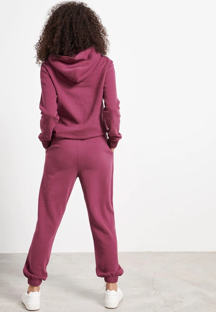 Γυναικείο παντελόνι φόρμας FUNKY BUDDHA μοβ 4 Γυναικείο παντελόνι φόρμας FUNKY BUDDHA μοβ - Image 4