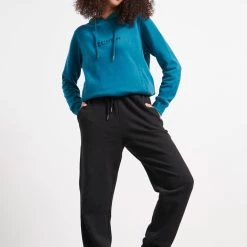 Γυναικείο παντελόνι φόρμας FUNKY BUDDHA FBL004-106-02 μαύρο