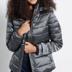 Γυναικείο καπιτονέ μπουφάν FUNKY BUDDHA FBL004-104-01 ασημί -DealsΠαντελόνια Store 7006724.0 0001 4 funky buddha γυναικείο καπιτονέ μπουφάν funky buddha fbl004 104 01 ασημί x1000