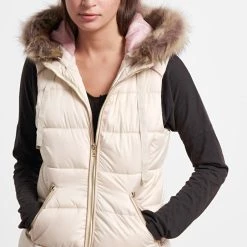 Γυναικείο αμάνικο μπουφάν FUNKY BUDDHA εκρού -DealsΠαντελόνια Store 7006830.0 0001 3 funky buddha γυναικείο αμάνικο μπουφάν funky buddha εκρού x1000