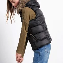 Γυναικείο αμάνικο μπουφάν FUNKY BUDDHA μαύρο -DealsΠαντελόνια Store 7006831.0 0001 5 funky buddha γυναικείο αμάνικο μπουφάν funky buddha μαύρο x1000