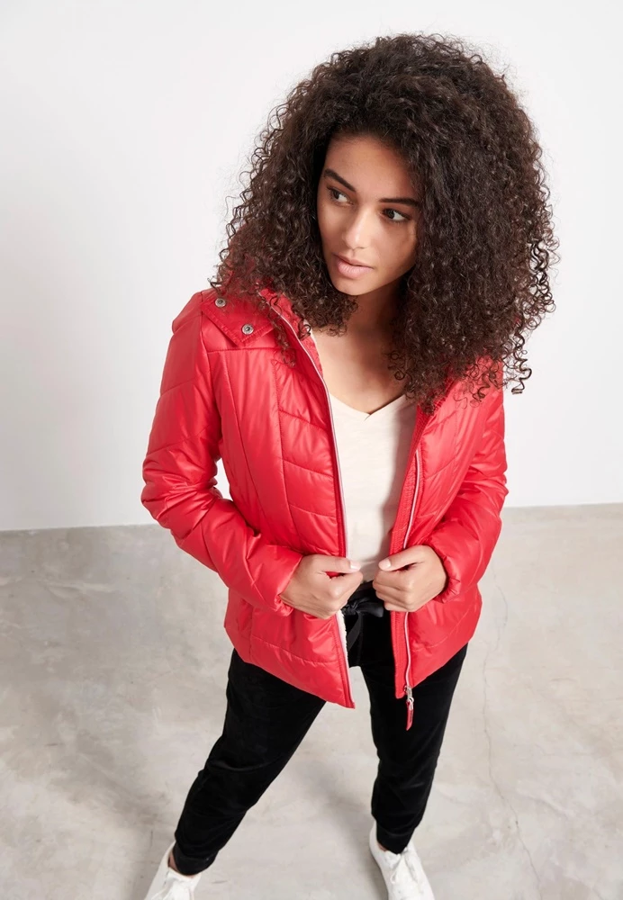Γυναικείο μπουφάν FUNKY BUDDHA FBL004-102-01 κόκκινο 3 Γυναικείο μπουφάν FUNKY BUDDHA FBL004-102-01 κόκκινο - Image 3