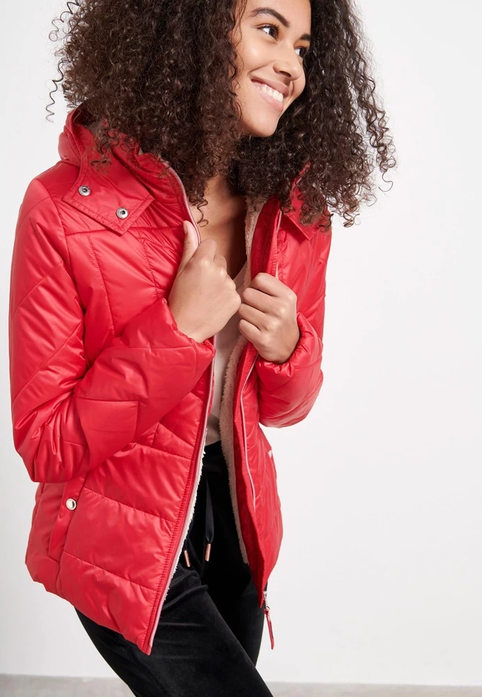 Γυναικείο μπουφάν FUNKY BUDDHA FBL004-102-01 κόκκινο 5 Γυναικείο μπουφάν FUNKY BUDDHA FBL004-102-01 κόκκινο - Image 5