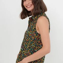 Γυναικείο αμάνικο πουκάμισο FUNKY BUDDHA Floral