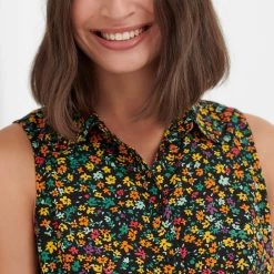 Γυναικείο αμάνικο πουκάμισο FUNKY BUDDHA Floral -DealsΠαντελόνια Store 7007160.0 0001 3 funky buddha γυναικείο αμάνικο πουκάμισο funky buddha floral x1000