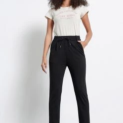 Γυναικείο παντελόνι FUNKY BUDDHA μαύρο