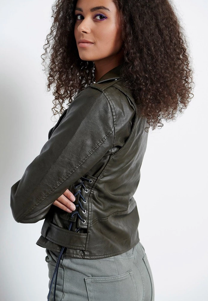 Γυναικείο τζάκετ FUNKY BUDDHA μαύρο 4 Γυναικείο τζάκετ FUNKY BUDDHA μαύρο - Image 4