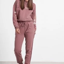 Γυναικείο παντελόνι FUNKY BUDDHA ροζ