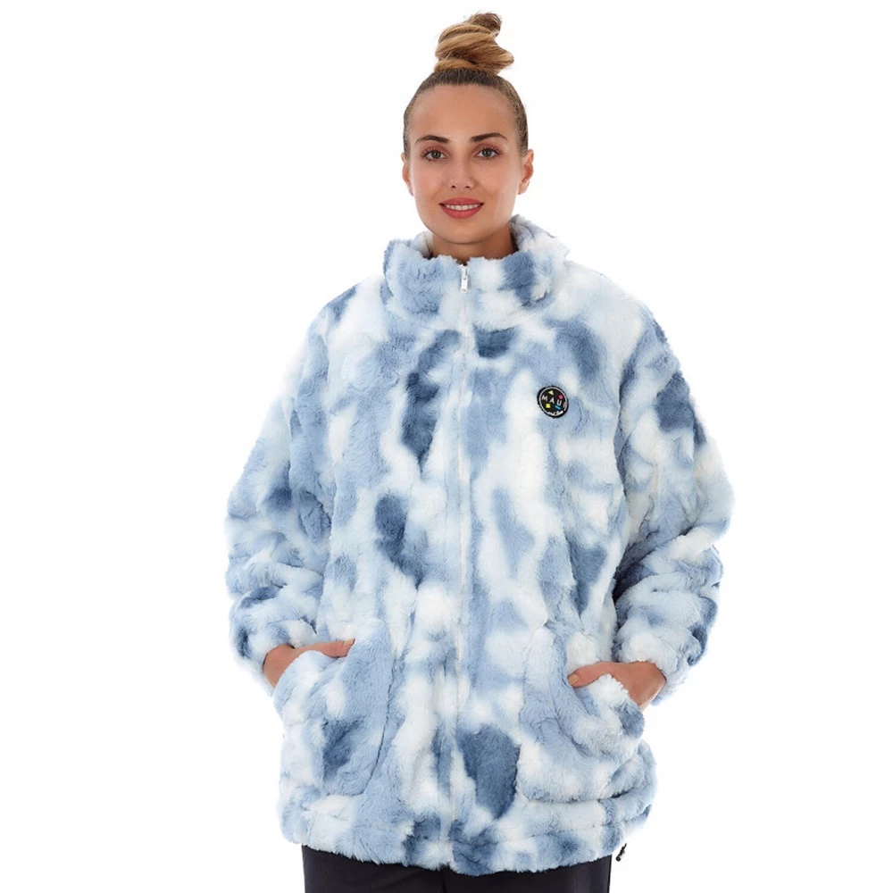 Γυναικείο μπουφάν γούνα Maui Velvi μπλε 2 Γυναικείο μπουφάν γούνα Maui Velvi μπλε - Image 2