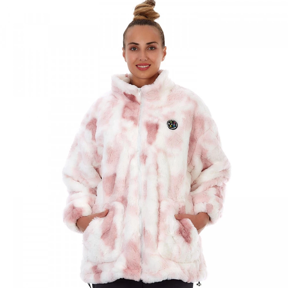 Γυναικείο μπουφάν γούνα Maui Velvi ροζ 2 Γυναικείο μπουφάν γούνα Maui Velvi ροζ - Image 2