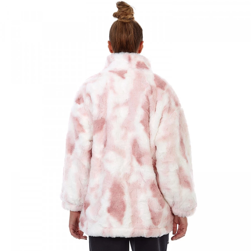 Γυναικείο μπουφάν γούνα Maui Velvi ροζ 3 Γυναικείο μπουφάν γούνα Maui Velvi ροζ - Image 3