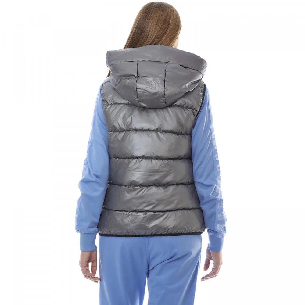 Γυναικείο μπουφάν γιλέκο Admiral Rafet ασημί 2 Γυναικείο μπουφάν γιλέκο Admiral Rafet ασημί - Image 2